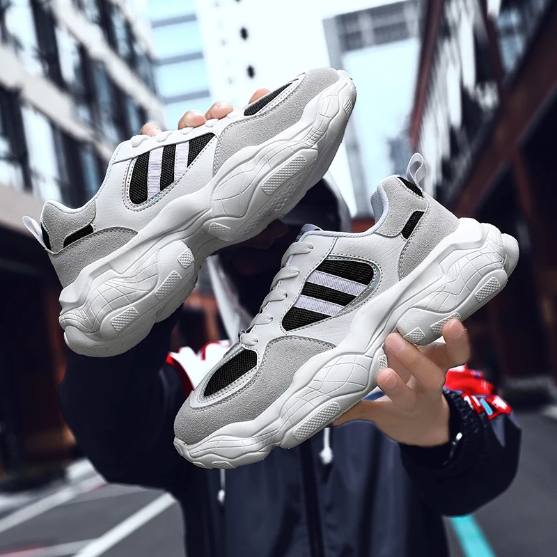 Повседневные Дышащие Спортивные полуботинки удобная модная обувь мужская |