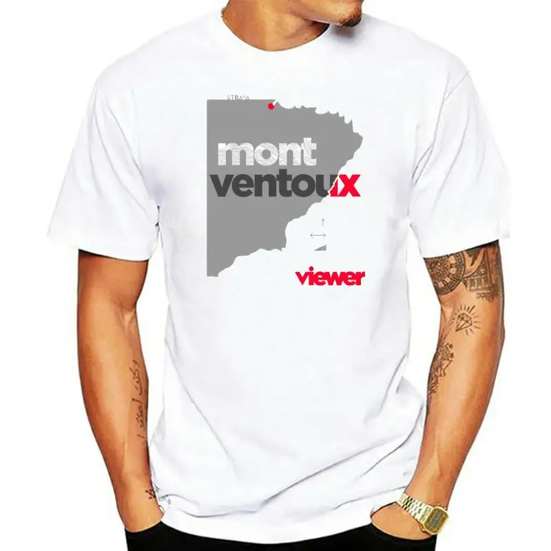 

Printed Men T Shirt Cotton O-Neck tshirts VeloViewer Mont Ventoux Abstract - T-Shirt Short-Sleeve men T-Shirt
