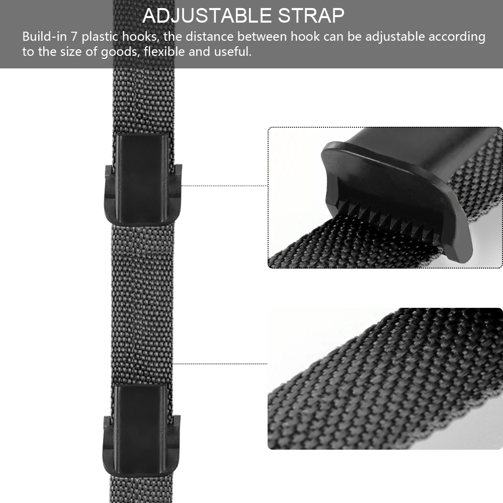 Над Дверные ремни Вешалка крючки Регулируемая шляпа сумка органайзер