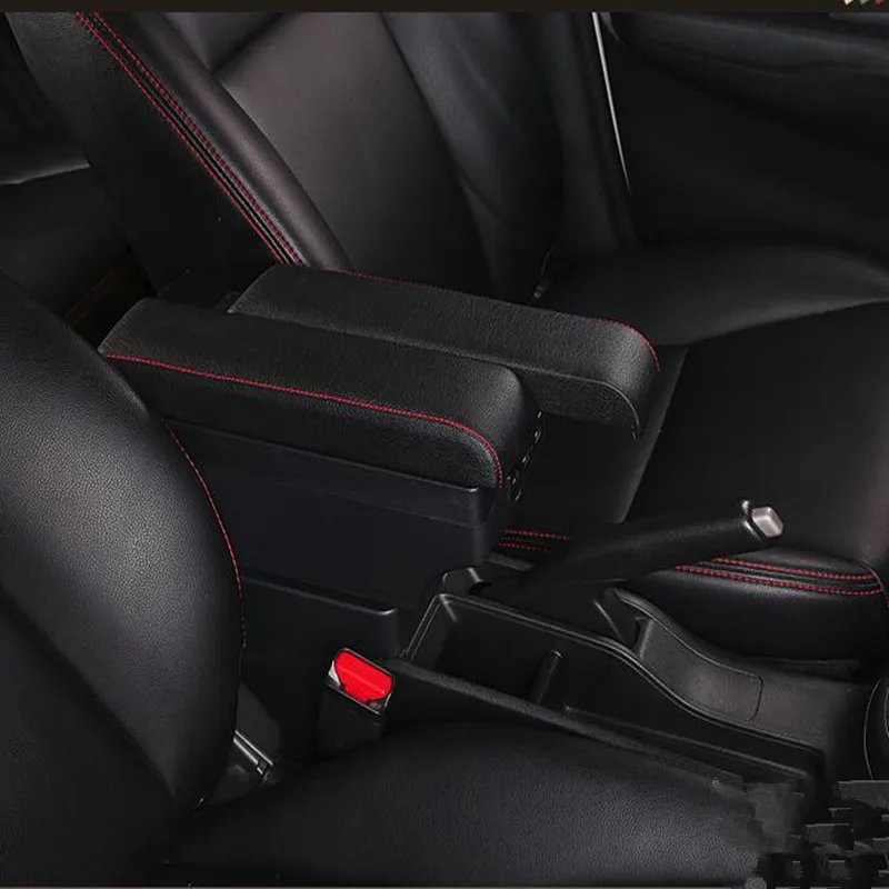 Для Hyundai Accent RB Solaris подлокотник коробка для хранения содержимого центрального