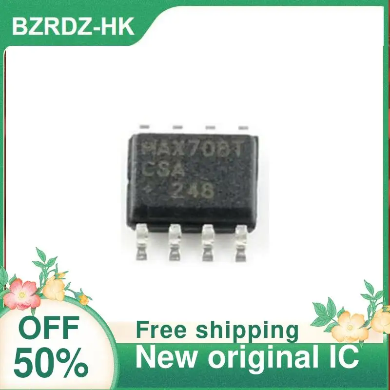 2 шт./лот MAX708TCSA/MAX708TESA SOP-8 новый оригинальный IC