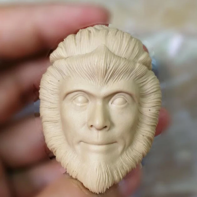 Чистая китайская Одиссея масштаб 1/6 голова обезьяны короля Неокрашенная