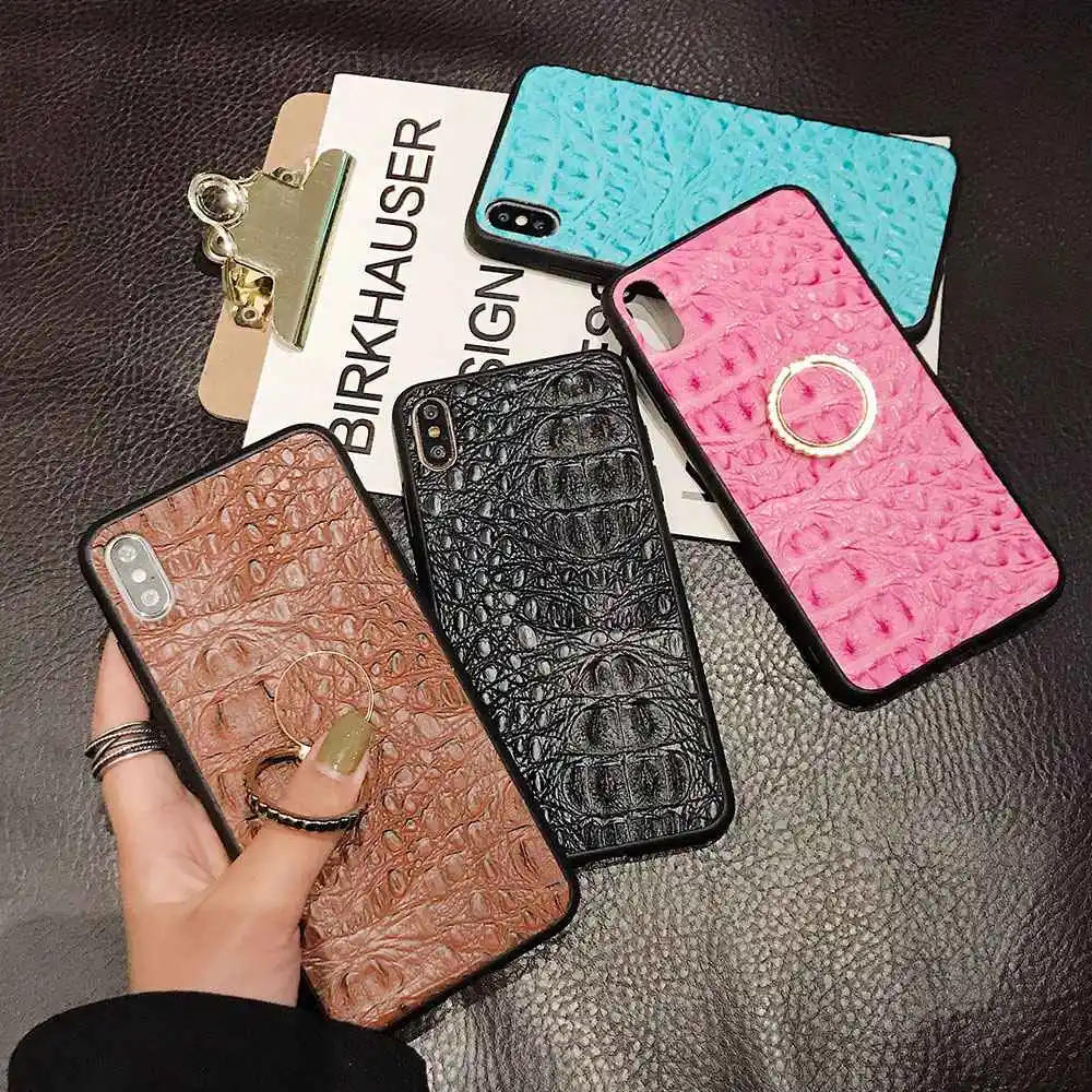 Чехол KISSCASE для iPhone 6 6s Роскошный чехол из крокодиловой кожи гибридная задняя