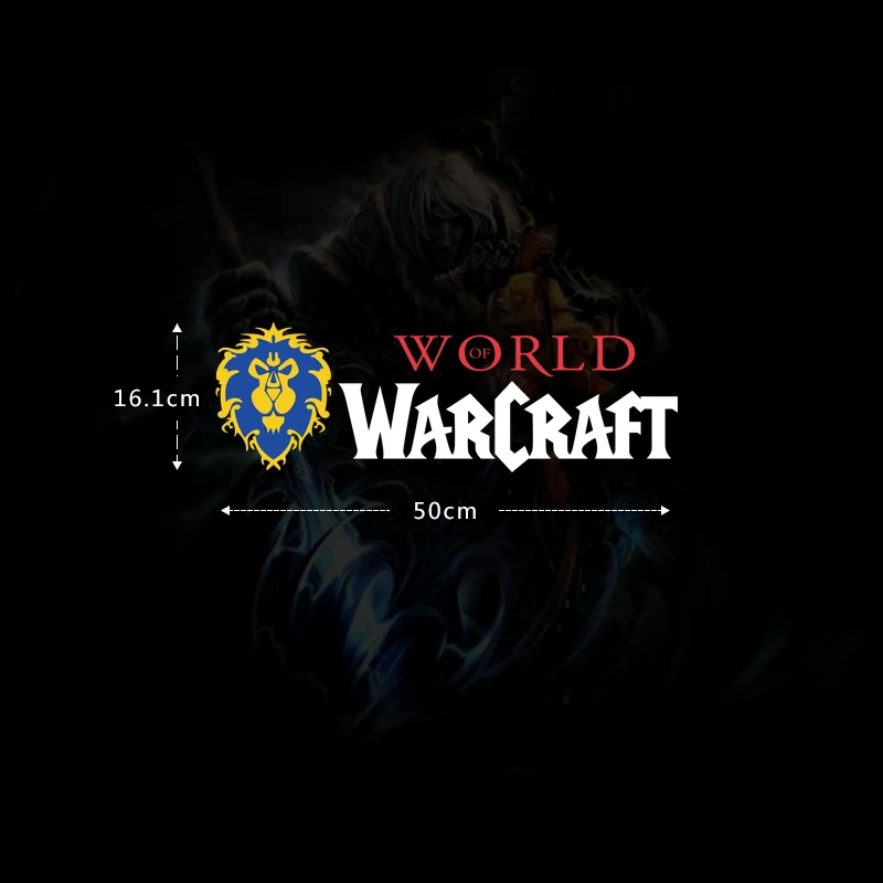 Автомобильная наклейка World of Warcraft Автомобильная наклейка для племенного логотипа Union Badge WOW задняя декоративная наклейка на окно - Название цвета: R