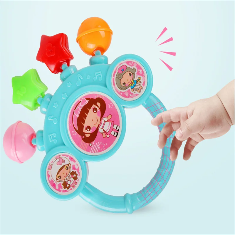 

7pcs/Lot Infant Baby Toys Rattles Newborn Baby Hand Bell Developmental ABS Baby Toys 0-12 Months
