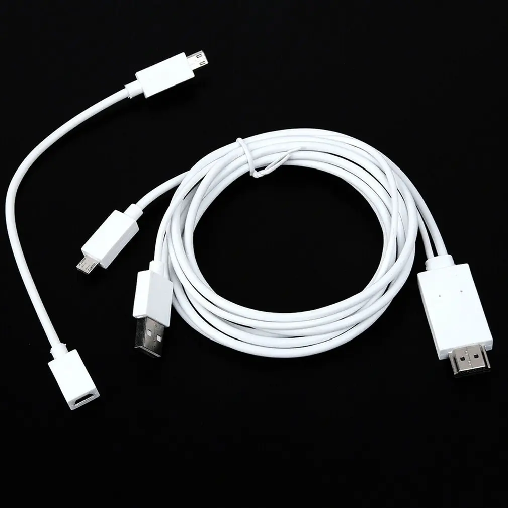 Универсальный адаптер MHL для телефона Android Micro USB к HDMI 1080P HD ТВ кабель| |