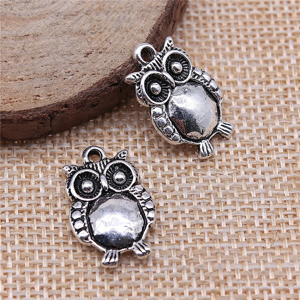 

WYSIWYG 10 шт. 14x21 мм подвеска-горшок амулет Сова античный серебряный цвет для изготовления ювелирных изделий цинковый сплав ювелирные изделия