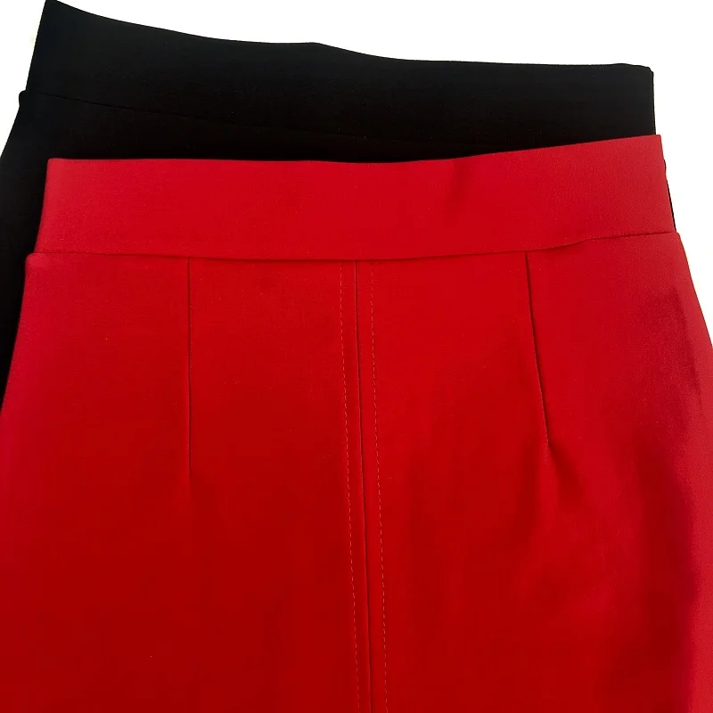 Весенне летние женские юбки облегающие мини растягивающиеся большие эластичные