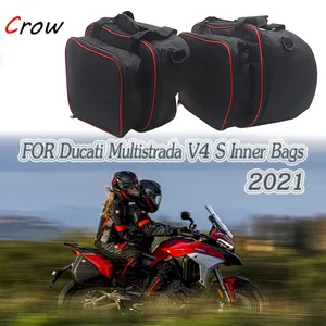 Imported FOR Ducati Multistrada V4 S 2021 Inner Bags For Plastic Side Panniers Cases Motorcycle Accessories M