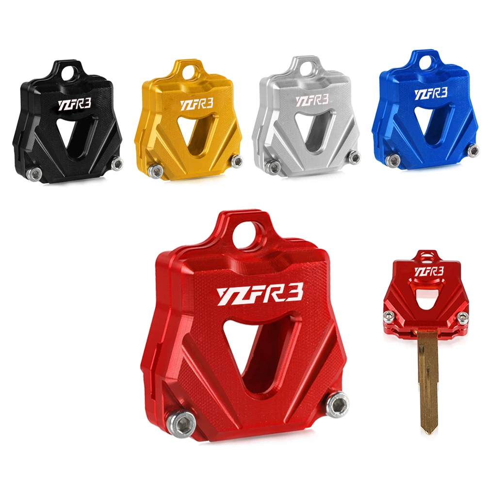 

YZF-R3 Motorcycle Accessories CNC Key Cover Cap Creative Products Keys Case Shell For Yamaha YZFR3 YZF R3 2015-2018 2017 2016