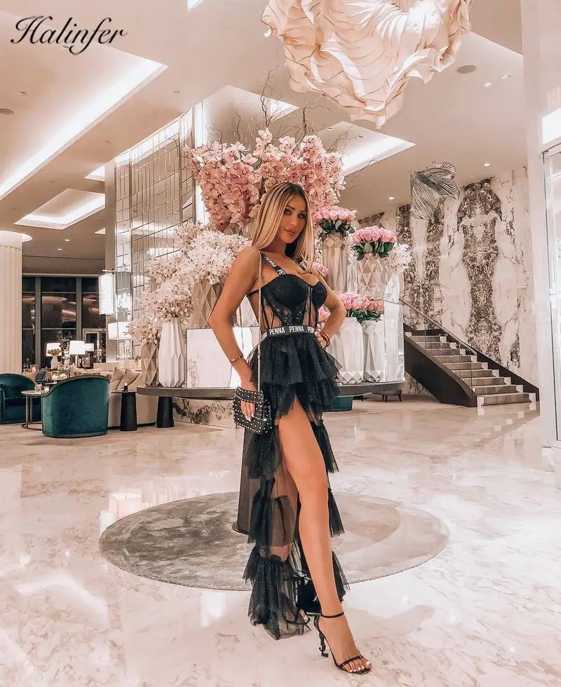 

Элегантное черно-белое платье хорошего качества, эластичное вискозное кружевное Бандажное платье с вырезом лодочкой, коктейльное Вечерние...