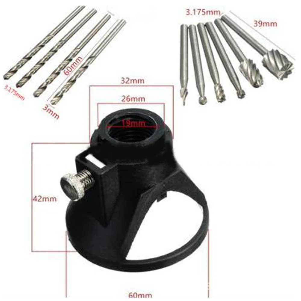 

Tool Drills set 11pcs Router bits Hole Woodworking Attachment Accessories