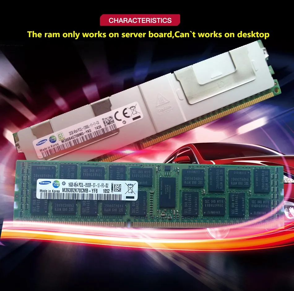 Серверная память DDR3 8 ГБ 4 16 32 ECC REG 1333 1600 1866 МГц PC3 ОЗУ с поддержкой материнской