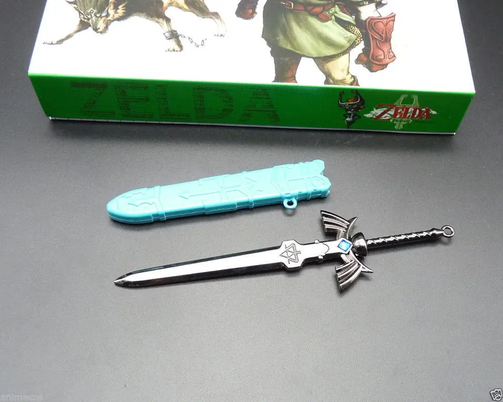 _ Звеньевой щит ожерелье меч брелок с подвеской набор из 7 шт. коробка оружие