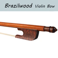baroque style brazilwood violin bow 44 fiddle bow w snakewood frog bow well balance
