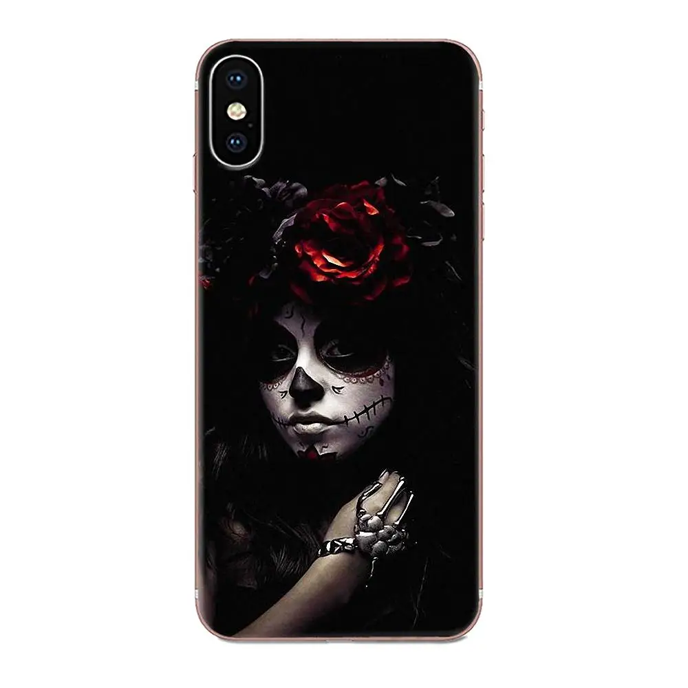 Catrina красивая Роза девушка для huawei Honor mate 7 7A 8 9 10 20 V8 V9 V10 G Lite Play Mini Pro P Смарт чехлы из