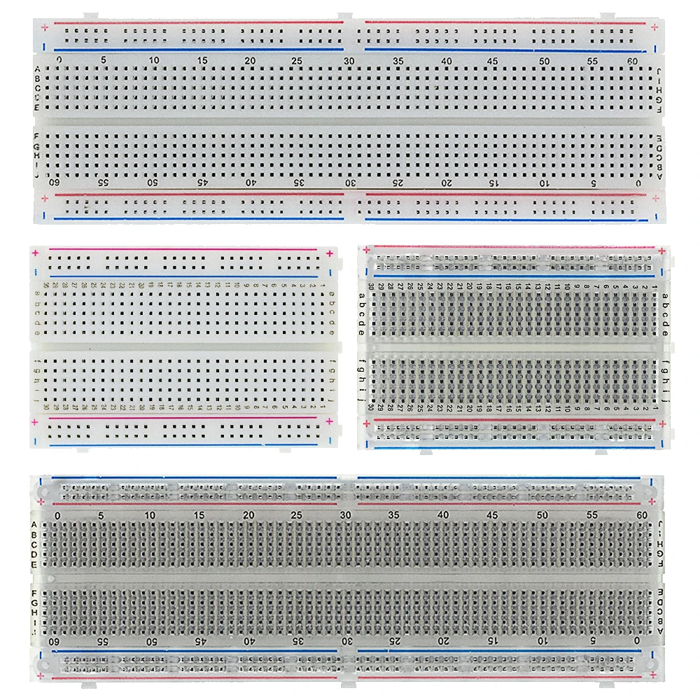 400/830 точек макетная плата 830 MB 102 без Solderless PCB тестовая 400 отверстий MB102 Тест