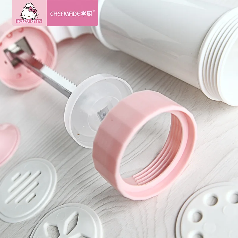 Кухонный пистолет для бисквитов CHEFMADE с розовым котенком украшение рта форма