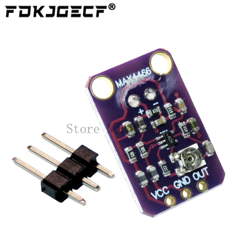 GY-MAX4466 MAX4466 Electret микрофонный модуль усилителя с регулируемым коэффициентом