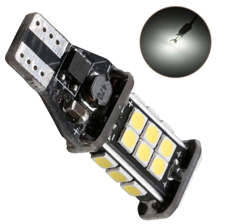 T15 W16W светодиодный T20 7440 лампы 3030 24SMD Canbus 1156 BAU15S BA15S светодиодный лампы для автомобиля фонарь стоп-сигнала поворота сигнальные огни супер яркий 12V