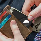 Чехол-Кошелек ForAirtag, защитный чехол для отслеживания кредитных карт, зажим для кошелька, аксессуары для Airtag