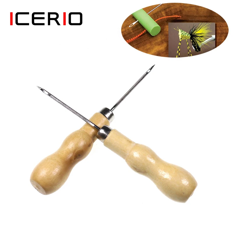 

ICERIO 1pcs Zuddy's Leg Puller Fly Tying Tools Troy Bass Lures Rubber Silicone Skirting Leg Puller
