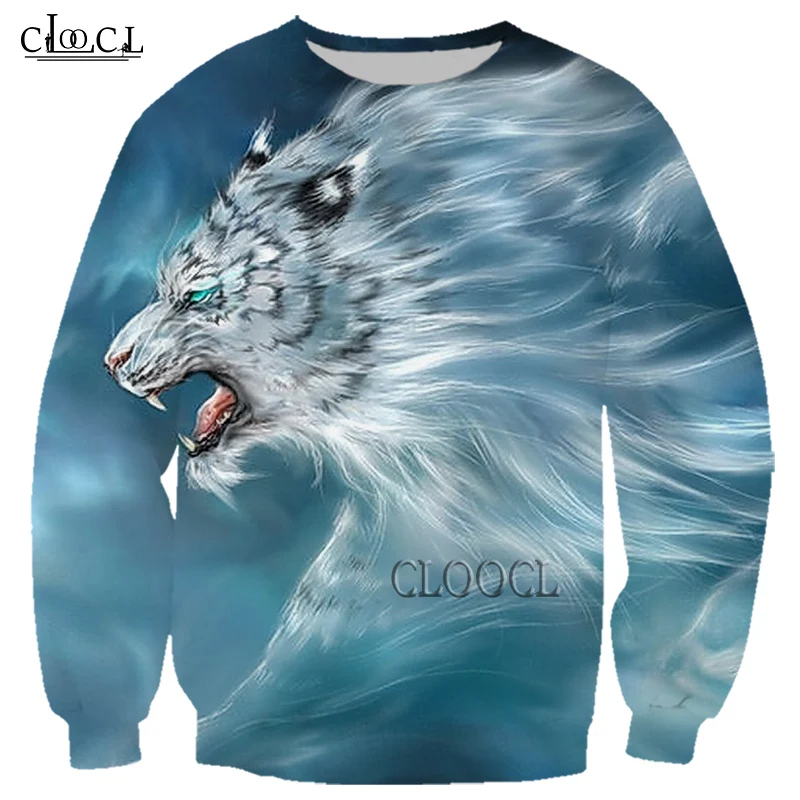

HX Newest Popular Animal Tiger 3D Print Men Hoodies Sweatshirt Unisex Streetwear Zip Pullover Casual Tracksuits Drop Shipping