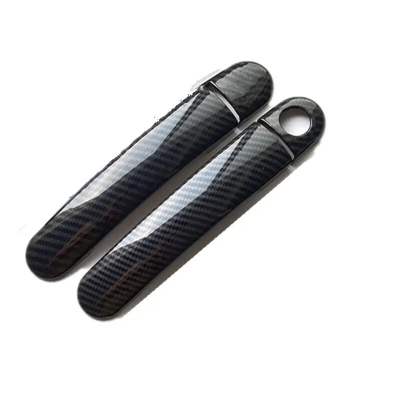 

Для VW Golf 4 MK4 Volkswagen Rabbit A4 1J 1997-2006 хромированные чехлы на дверные ручки из углеродного волокна, автомобильные аксессуары, Стайлинг, наклейки