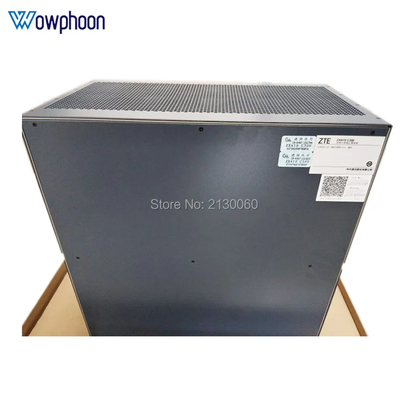 Оригинальный olt zte c300 ZXA10 C300 OLT GPON 19 дюймов шасси + вентилятор 2 * SCXN GUFQ PRWH 1 GTGH C