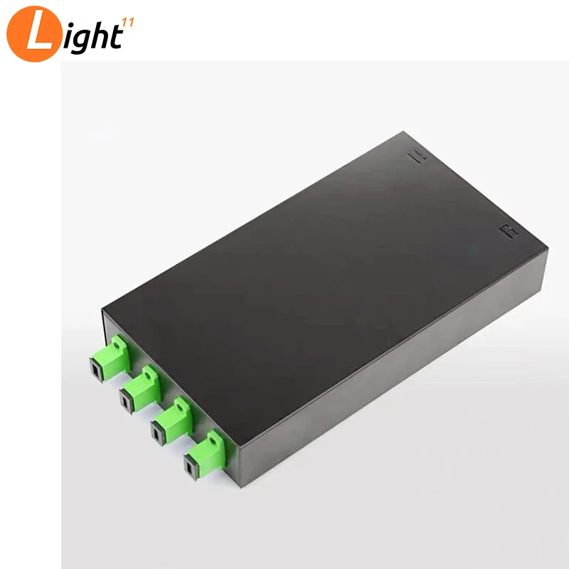 Оптоволоконная терминальная коробка 4 ядра настольного типа SC / APC с адаптером