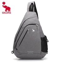oiwas one strap bag for mens travel sling bags leisure school bolsa waterproof crossbody shoulder bags for boy belt pack school