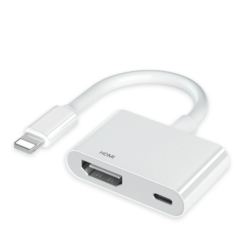 Адаптер VCHIP Lightning-HDMI для iPhone iPad проектора ТВ ايсинтетический кабель hdmi iphone 1080P 4K