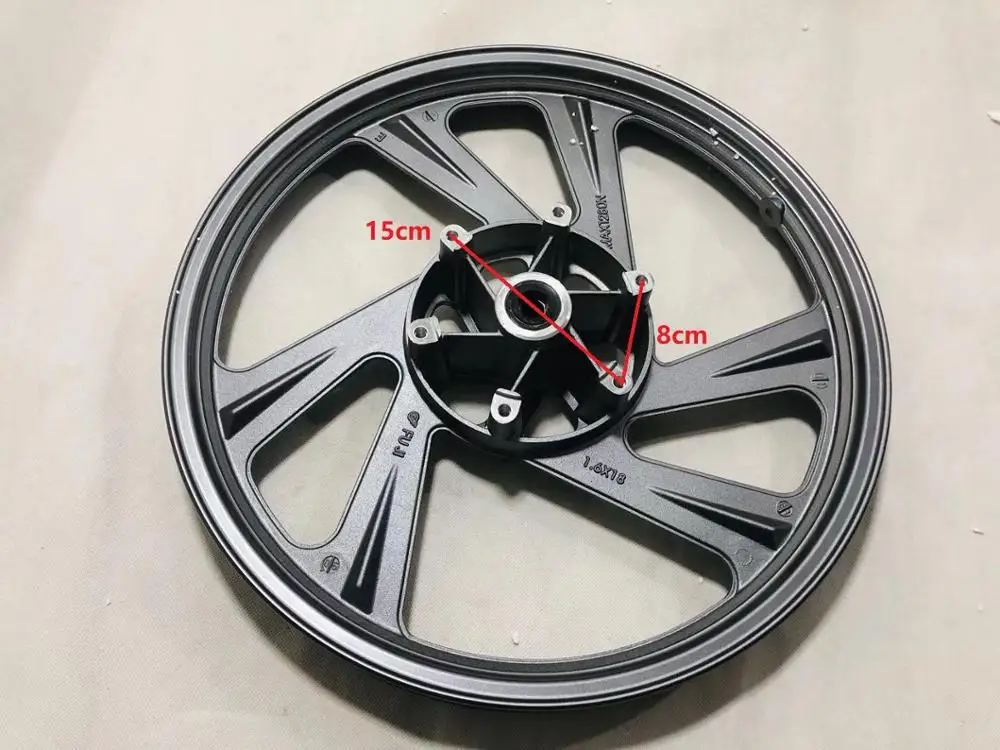 JIANSHE JS150-3-3C JYM150-3 R6 колесные диски для мотоциклов - Цвет: front