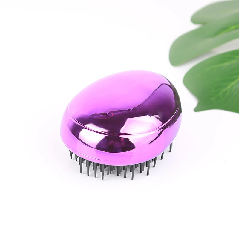 

Salon Hair Care Comb Tangle Egg Shape Hairbrush Anti Static Styling Tools Massage Hair Brushes Detangling Comb for Travel