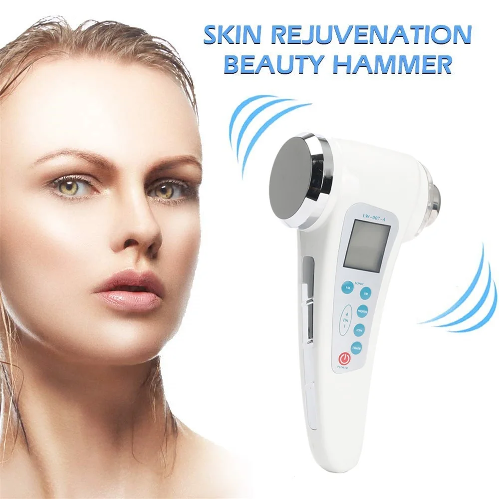 

1Mhz&3Mhz Ultrasonic Face Massager 7 Colors LED Light Facial Photon Ultrasound Therapy Skin Care Body Slim Anti Cellulite Beauty