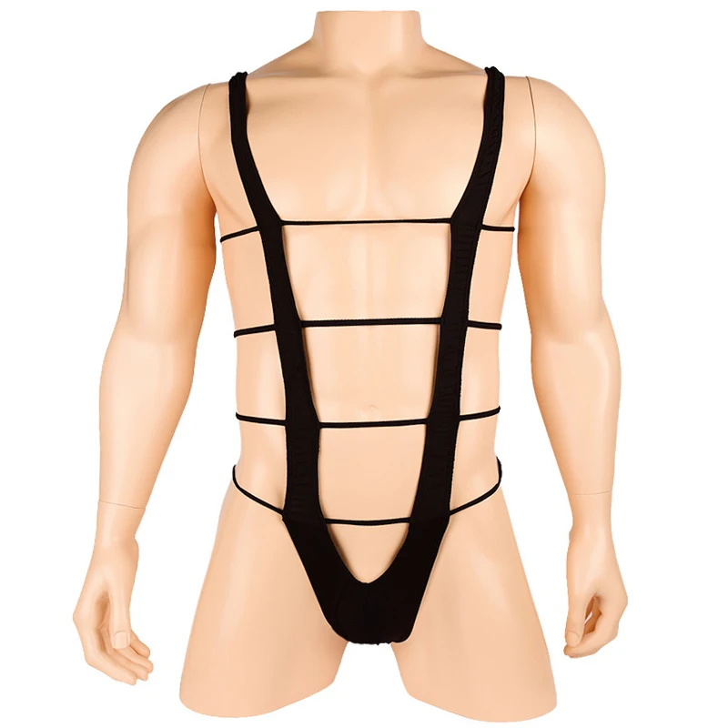 Сексуальное нижнее белье с V образным вырезом на бретельках мужские стринги для