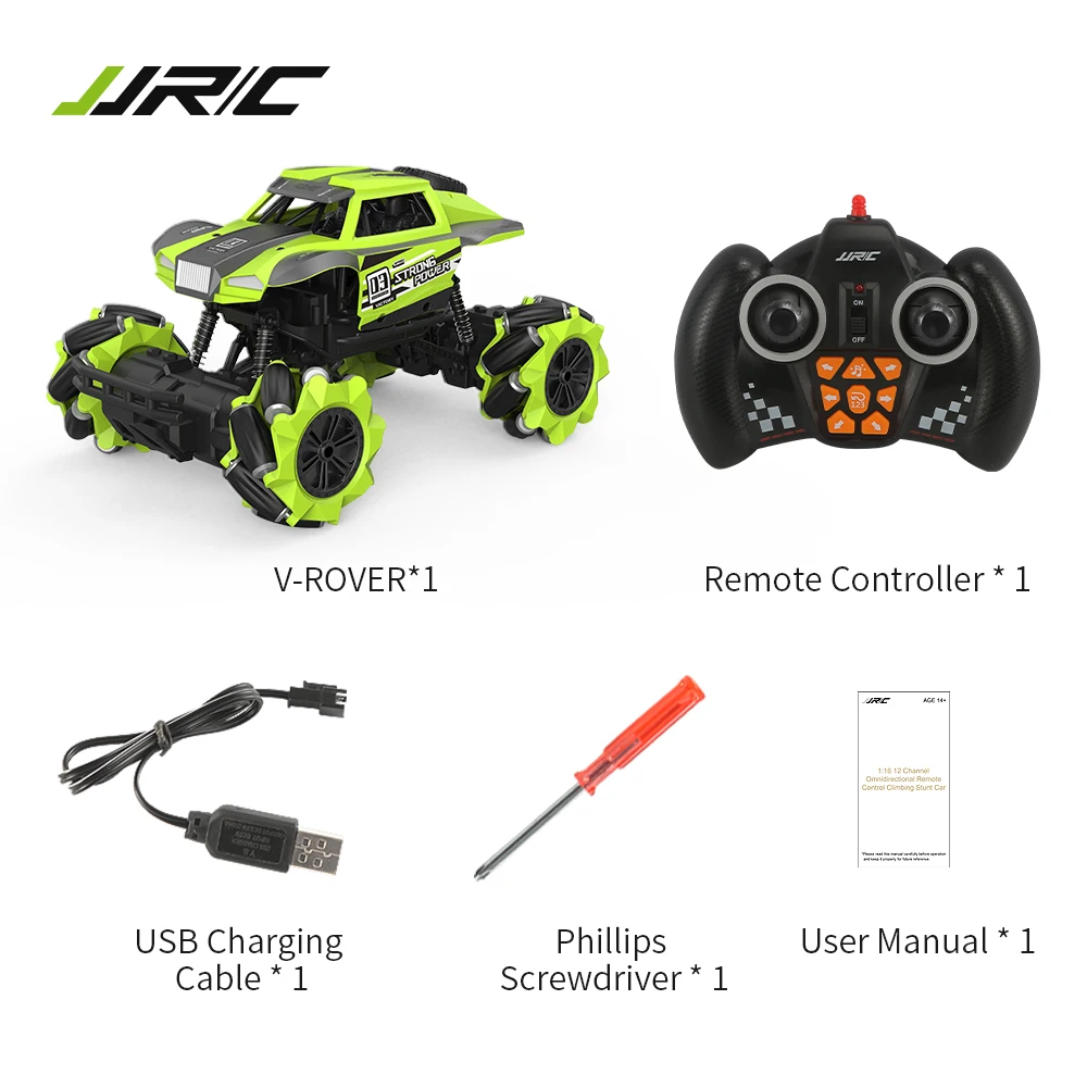 Машинка JJRC Q76 RC для трюков подъема и дрифта полноприводная машинка езды по
