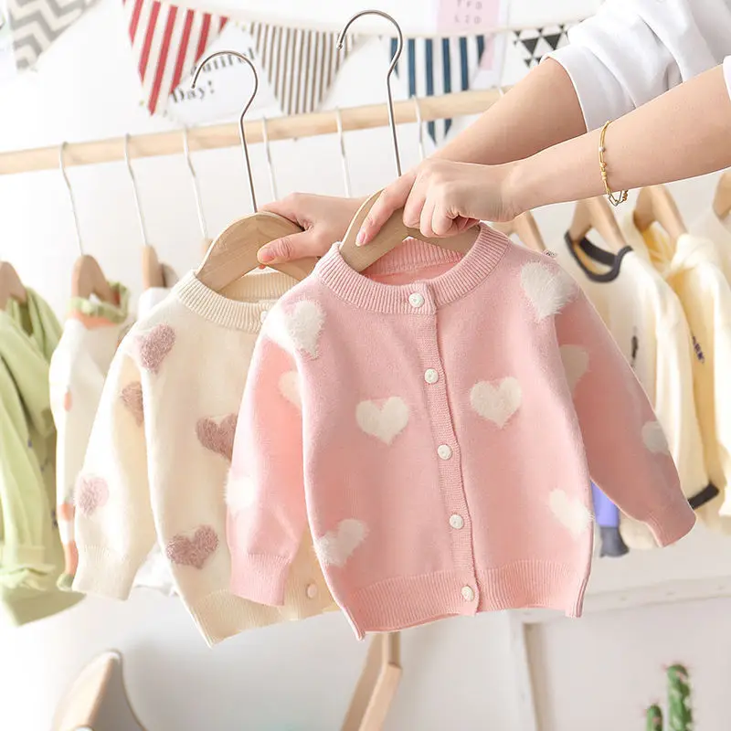 

Кардиган для девочек 1-5 лет, осенне-зимний, мохеровый, жаккардовый