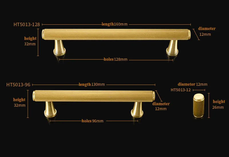 Длинные латунные ручки и шкафа в китайском стиле|Ручки шкафа| |