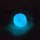 35 мм удивительные флуоресцентный мяч синий Световой светящийся камень кварц Кристалл шара светится в темноте камень # T5P