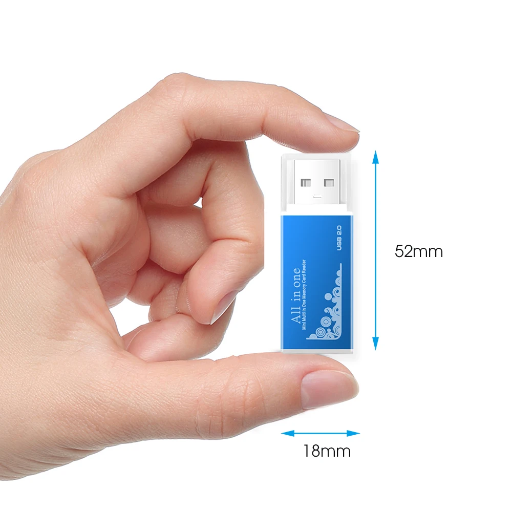Кардридер Kebidumei для SD-карт MINI USB 2 0 OTG Micro SD/SDXC TF кардридер адаптер ПК ноутбука