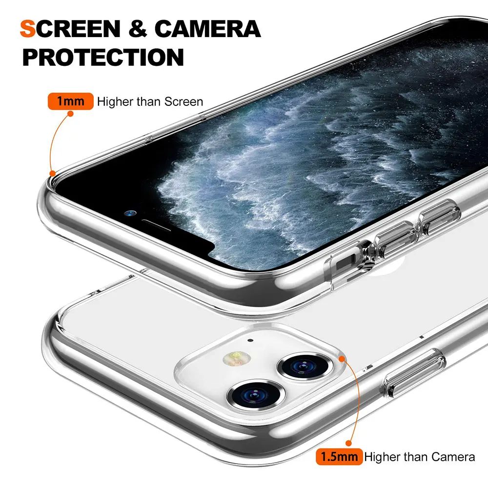 Прозрачный чехол с мультяшным рисунком хаски собаки жирафа для iPhone 11 Pro Max X XR XS 7 8