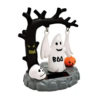 cute solar power dancing hanged ghost figure toy dolls home office table car dashboard decoration