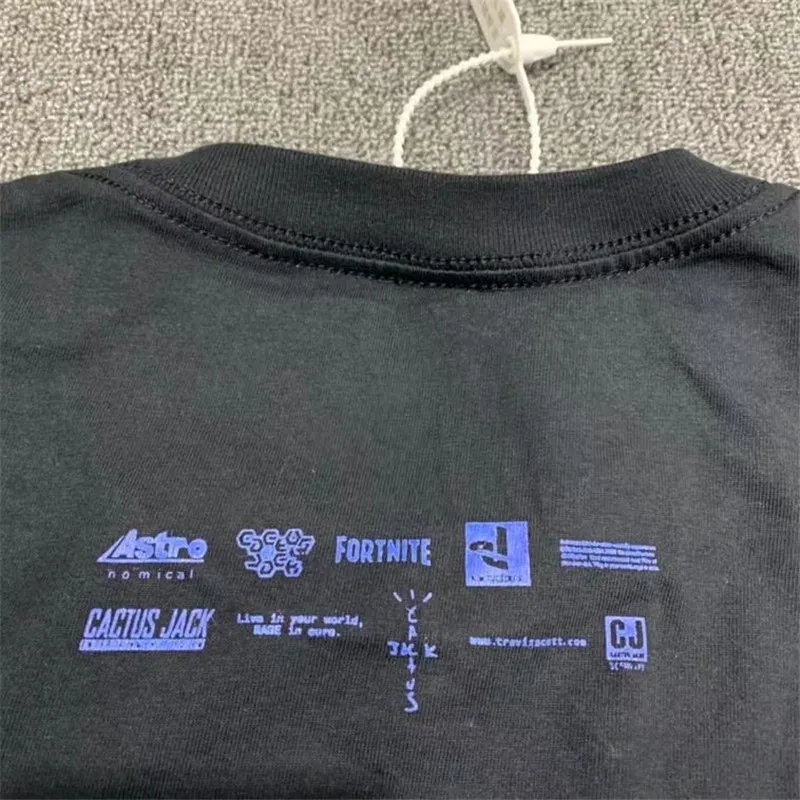 

2020ss Travis Scott Astronomical T-Shirt Men Women Best Quality Couples Oversized T Shirt Men Tops Tees