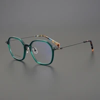 titanium glasses frame men women acetate vintage transparent clear glasses optical myopia eyeglasses frames eyewear spectacles