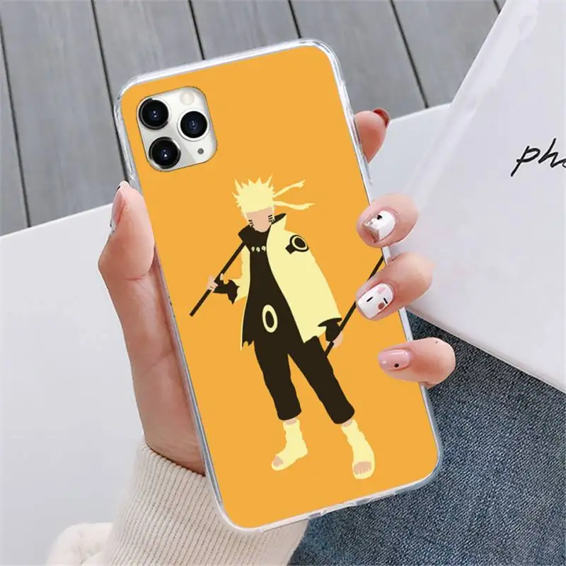 

Naruto Simple Cartoon Kakashi Phone Case For iphone 12 5 5s 5c se 6 6s 7 8 plus x xs xr 11 pro max mini