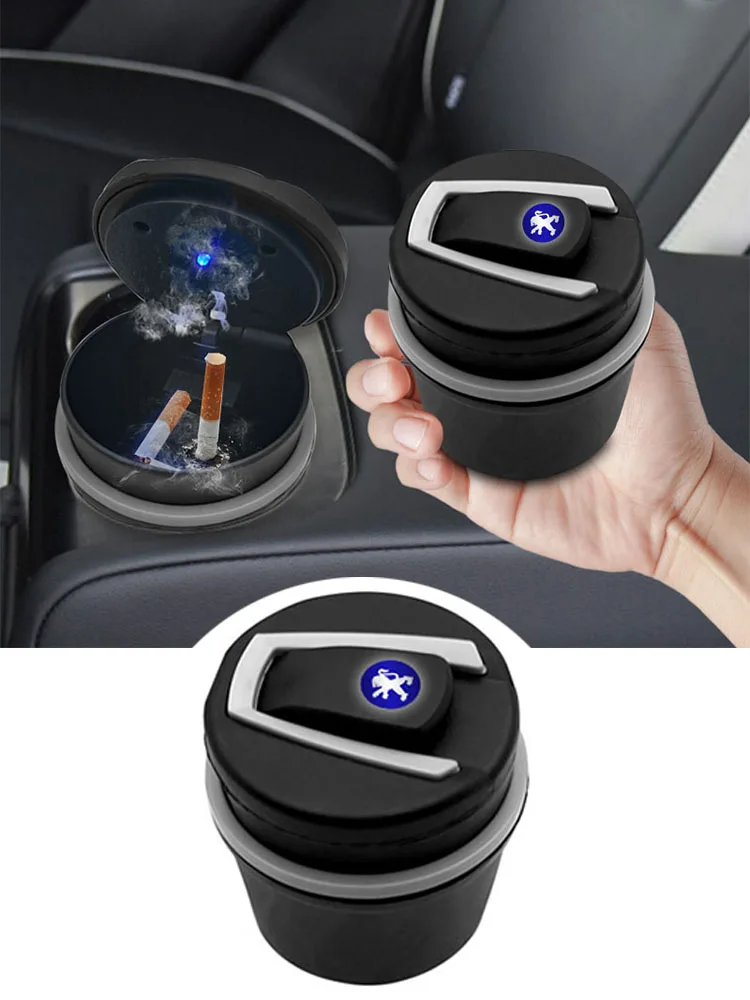 Пепельница для автомобиля для интерьера автомобиля с целью придания индивидуальности и креативности, огнеупорная, для Peugeot 206 208 308 307 207 3008 2008 407 стайлинга автомобиля.