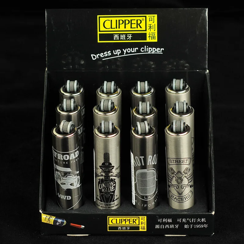 CLIPPER Grinding Wheel Ignition Gasoline Lighter Torch Pocket Refillable Gas Cigarette Cigar Smoking Accessories NO GAS | Дом и сад