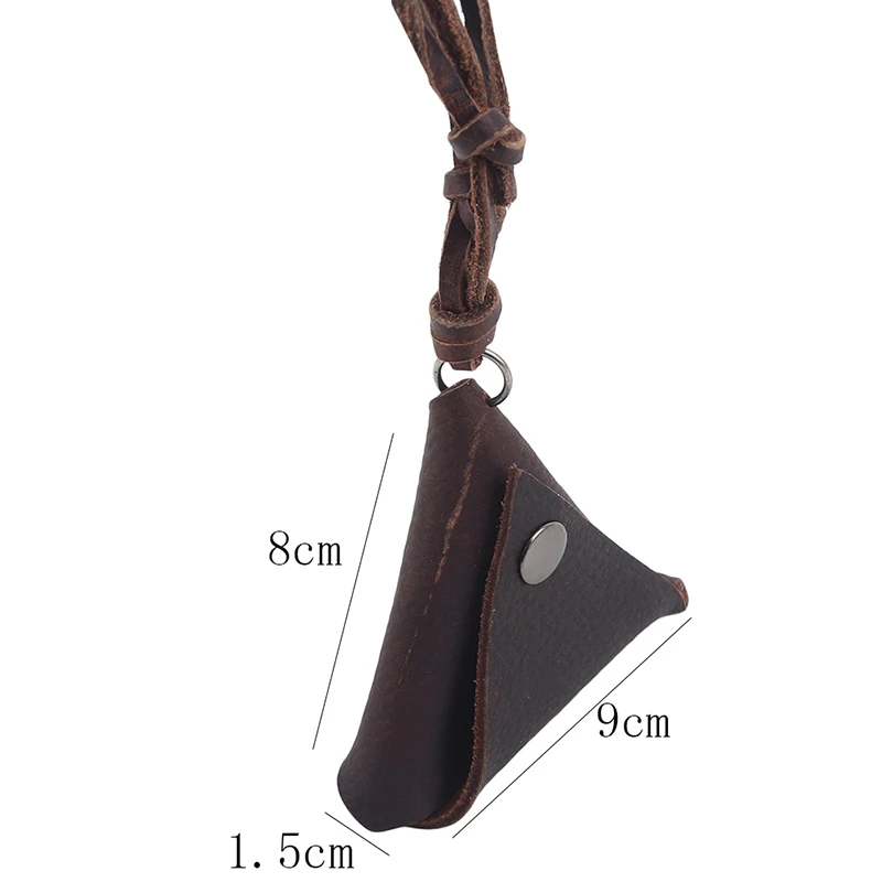 

PU Leather Coin Purse Men Women Vintage Crazy Horse Cowhide Small Mini Storage Bag Pocket Holder Keychain Wallet