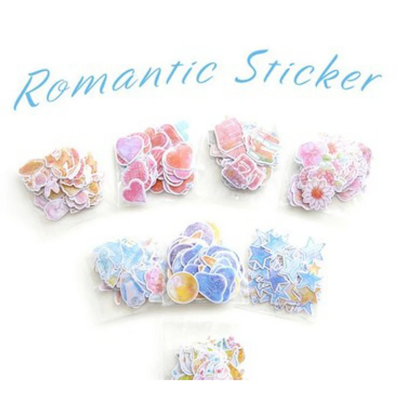 

60pcs Dessert Decoration Stickers Adhesive Stickers Scrapbooking Diary Diy Album Stationery Stickers